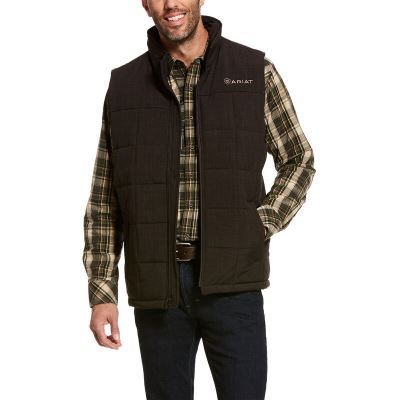 Ariat Crius - Winter Vest DonkerKoffie Heren - 20028-230